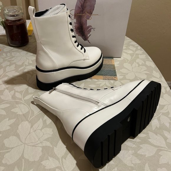 NEW Imelda Platform Combat Boot - Picture 3 of 4